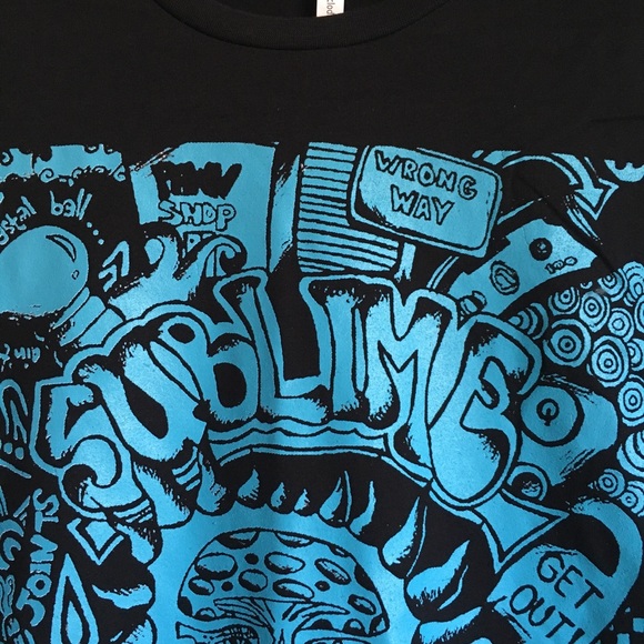 Sublime Graphic Band Tee Size Medium - Picture 2 of 9